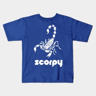 Scorpio - Scorpy white Logo T-shirt for Birthday Gift Kids T-Shirt